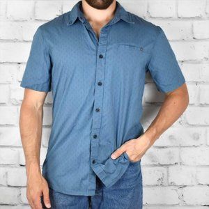 Voyager Vintage Y2K Chevron Patterned Casual Sports Shirt